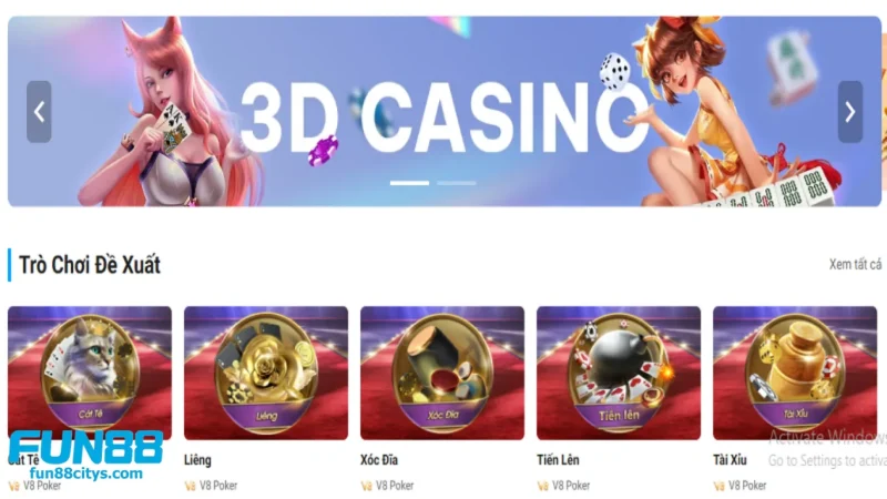 Sản phẩm Fun88 được kiểm duyệt, áp dụng công nghệ tân tiến