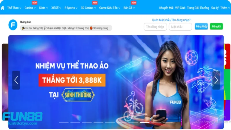 Đăng ký Fun88 – Chơi đẳng cấp, thắng dễ dàng
